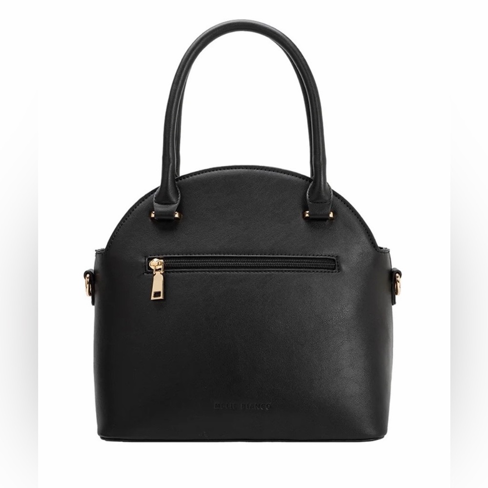 Melie Bianco Roxanne Black Recycled Vegan Crossbody Bag NWT - MSRP $150 - Picture 3 of 4